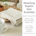 thumbnail image 4 of Benson Mills Textured Fabric Tablecloth (60" x 84" Rectangular, Flax/Beige/Taupe), 4 of 4
