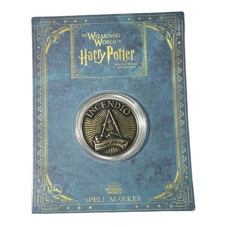 Universal Studios Harry Potter Diagon Alley Spell Marker - Incendio