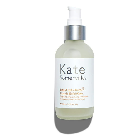 Kate Somerville Liquid ExfoliKate â Triple Acid Resurfacing Treatment â Clinically Formulated AHA Overnight Facial Exfoliator Smooths Skin and Minimizes Pores, 4 Fl Oz