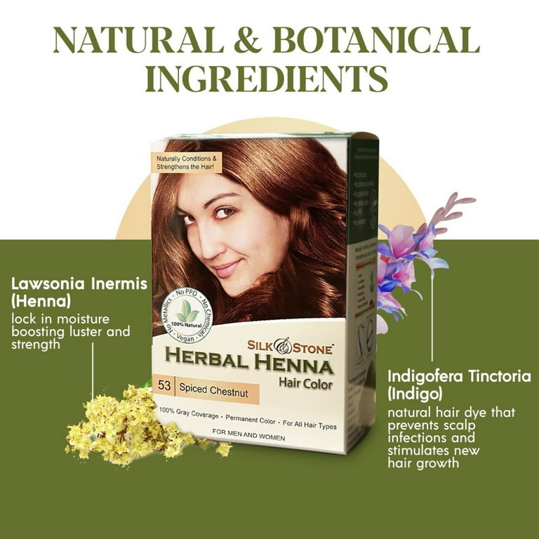 Herbal Henna Hair Color #53:Spiced Chestnut - Walmart.com
