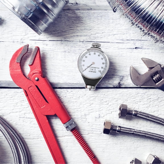 BESTYASH Shore Sclerometer Metal Hardness Tester 1Pc with Clear Dial, Plated Design for Accurate Testing