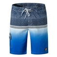 thumbnail image 2 of AXXD Mens Running Shorts Blue Plus Size Overalls Shorts Beachwear Summer Thin Swimming Trunks Casual Fit Bermuda Sports Shorts Father's Day Gift, 2 of 9