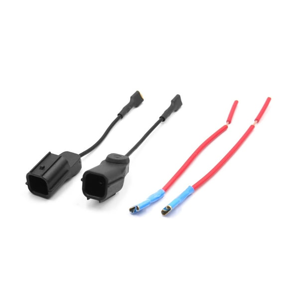 Unique Bargains 2Pcs Plastic Car Horn Speaker Adapter Wiring Harness Pigtail Socket for Honda