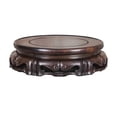 thumbnail image 1 of Rotatable Ebony Display Stand, Flowerpot Vase House Plant Round Base Holder, 1 of 6