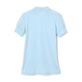 thumbnail image 2 of French Toast Girls School Uniform Short Sleeve Puff Sleeve Polo Shirt With Rhinestone Buttons, Sizes 4-16 & Plus, 2 of 4