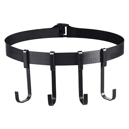 XIANXIAN Hunting Tree Hook Black Stand On Trees Tree Stand with 4 Pieces of Metal Hooks Tree Stand Accessories for Hanging Hunting Equipment From Trees