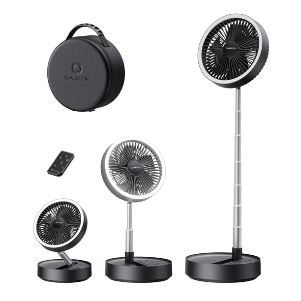 Ventilador de pedestal portátil Gaiatop con batería de 16000 mAh y 4 velocidades