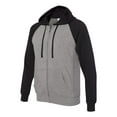 thumbnail image 3 of Independent Trading Co. Unisex Special Blend Raglan Full-Zip Hooded Sweatshirt Size up to 3XL, 3 of 5