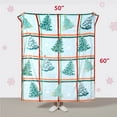 thumbnail image 6 of Lit Holiday LED Throw, Christmas Tree Blanket with Soft Fabric and 3 Lighting Modes, 50” x 60”, 6 of 9