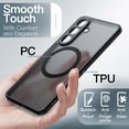 thumbnail image 5 of JETech Magnetic Case for Samsung Galaxy S26, Translucent Matte Back Shockproof Cover (Black), 5 of 7