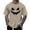 Khaki, variant on Mens T Shirts Halloween Theme Expression Printed Solid Color Short Sleeve Crew Neck Tops Comfortable Loose Casual Mens T-Shirts Orange S