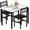 White, variant on Danniu 3 Piece Dining Table Set for 2, Small Kitchen Table Set for 2 with Chairs,Wood Breakfast Nook Table and Chairs Set of 2,Dinette Set for Small Space,Dining Room,Apartment, Grey