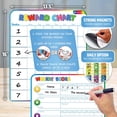 thumbnail image 6 of HMMAGNETS Magnetic Reward Chart for Kids, 1–3 Child Chore Chart & Behavior Tracker with Stickers, 6 of 10