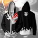 thumbnail image 5 of Sudadera con capucha de Anime Bleach para hombre y mujer, sudadera con cremallera, sudadera con capucha de Kuchiki Byakuya Squad 6 Captain, disfraces de cosplay, ropa de calle Harajuku, 5 of 5