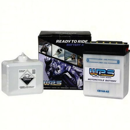 WPS - Western Power Sports  12N9-4B-1; Battery W / Acid Pack 12N9-4B-1