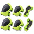 thumbnail image 1 of Kids Knee Pads Elbow Pads Ages 3-7 Toddler Boys Girls Kids , 6 in 1 Protective Gear Safety Set with Wrist Guard for Skating Cycling Scooter Bike Ski Skateboard Riding Sports,Green, 1 of 9