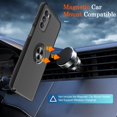 thumbnail image 5 of for Moto G 5G 2022 Case with HD Screen Protector, [Military Grade] Shockproof Protection Case with 360° Magnetic Built-in Ring Holder Kickstand Phone Case for Motorola Moto G 5G 2022, Black, 5 of 14