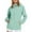 Mint Green, variant on Duoif Rain Jacket Women, Lightweight Raincoats Zip up Outdoor Hiking Windbreaker Jackets with Hood Lightweight Raincoat Jackets for Women Black L
