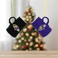 thumbnail image 2 of Baltimore Ravens Two-Pack 3" Mini Stein Ornament Set, 2 of 2