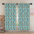 thumbnail image 5 of Blackout Kids Curtains,Cartoon Construction Vehicles Road Signs Childrens Insulated Curtains Set Of 2,Bedroom Essentials,Toddler Room Decor 52"x63", 5 of 5