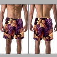 thumbnail image 3 of luoweisi Men's Beach Shorts Quick Dry Swim Trunks with Mesh Lining Grape M, 3 of 5