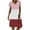 Red, variant on Lolmot Summer Dress Casual Loose Stripe Dot Mini Dresses for Women Patchwork Fashion V-Neck Short Sleeves Beach Cartagena Colombia Vestidos Plus Size Sundress