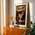 thumbnail image 2 of Classic Old Fashioned Art: Rustic Drink Poster - Illustration Cocktail Vintage Typography Bar Rustic Kitchen Decor Oak Framed Wall Art Print 16 x 24 inches, 2 of 59