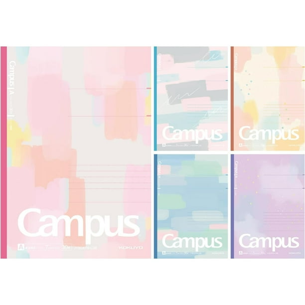 Cuadernos de composición KOKUYO, paquete de 5 unidades, B5, con rayas de puntos, 30 hojas