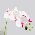 thumbnail image 4 of Homeholiday 2 Branches Orchid Artificial Flower 7-Head Fabric Simulation Flower Home Wedding Decoration, 4 of 7