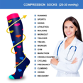 thumbnail image 4 of 7 Pairs Copper Compression Socks for Women & Men Circulation 15-20 mmhg - Better Blood Flow, Swelling, Best Support for Medical, Running, Nursing, 4 of 8
