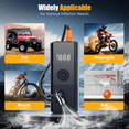 thumbnail image 7 of AOMBOO Tire Inflator Portable Air Compressor, for Car Tires with Automatic Shutoff, 150 PSI Digital Pressure Gauge, Emergency LED Light, Cordless and Compact Automotive Pump, Black, 7 of 7