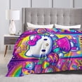thumbnail image 5 of Hello Kitty Blanket, Super Soft Throw Blanket, Cozy Flannel Blankets For Boys Girls, Warm Blankets For Couch Sofa Bed, 40"X30", 5 of 9