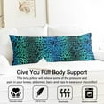 thumbnail image 3 of Leopard Print Body Pillow Cover – Soft & Breathable, Hidden Zipper, 20"x54", Fashion Animal Print – Cheetah & Tropical Spots, Perfect Gift for Side Sleepers, Pregnancy, Modern Home Decor, 3 of 7