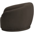 thumbnail image 6 of Meridian Furniture Hyde Brown Boucle Fabric Chair, 6 of 27