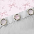 thumbnail image 4 of Erosebridal Girls Chic Floral Bowknot Blackout Curtains Set of 2 (52x84 Each),Vintage Flowers Window Curtains for Teenagers,Luxury Bedroom Decor, 4 of 6