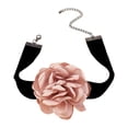thumbnail image 4 of Gargantilla de flores para niña, cinturón, ligero, cómodo, gótico, rosa, con cordones, para cumpleaños, vestido de novia, accesorios de joyería Collar, 4 of 8