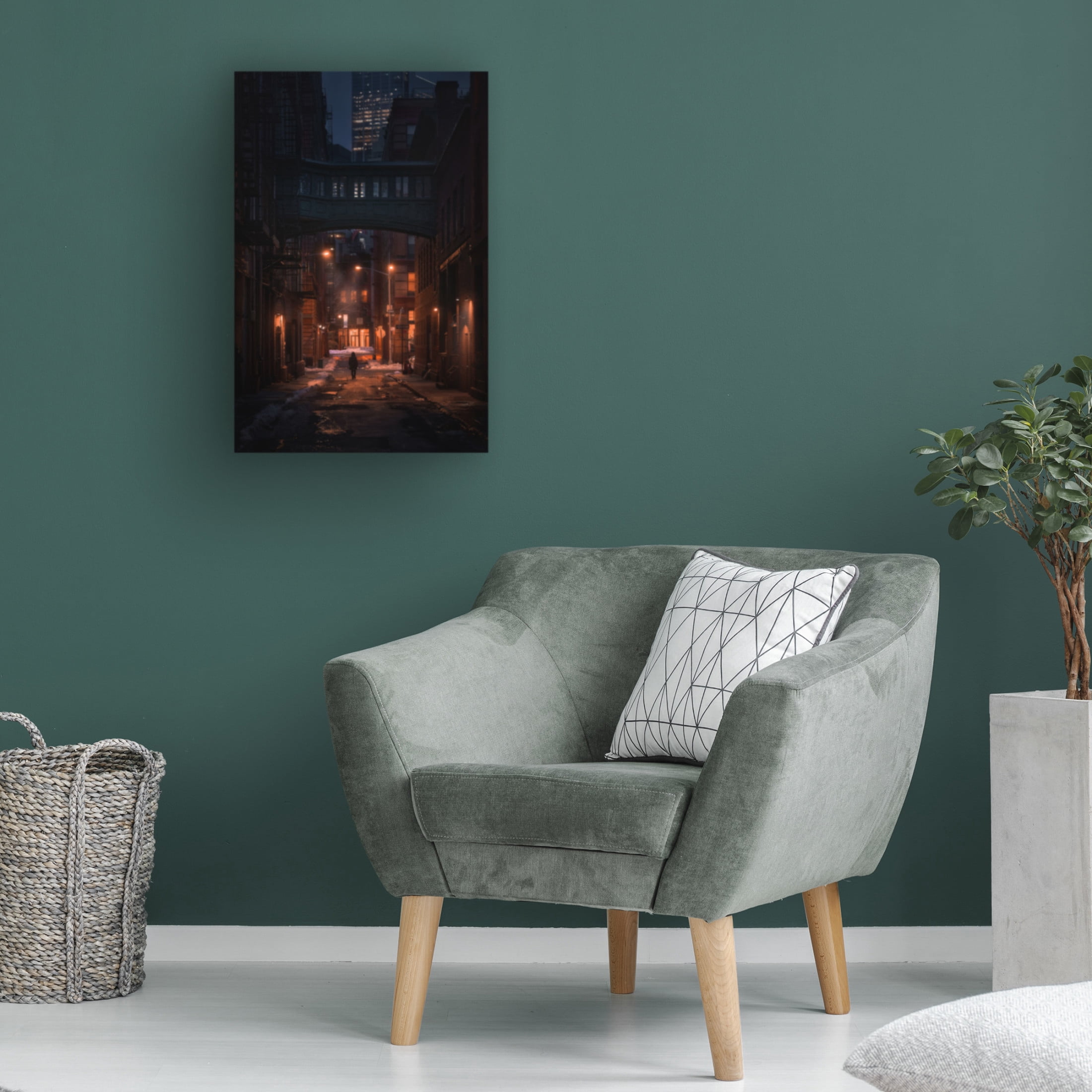 Trademark Fine Art Javier de la Under the Skybridge Canvas Wall Art