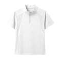 thumbnail image 4 of Quarter Zip Pullover Men Short Sleeve Stand Collar Athletic Sports Casual Outodoor Workout Shirt Fathers Gift, 4 of 4