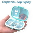thumbnail image 5 of Small Pill Box, Travel Pill Organisers, Portable Medicine Storage Box,wheat Pill Dispenser With 8 Compartments, 5 of 5