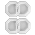 thumbnail image 1 of Earring Studs For Jewelry Making White 2Pack 3.3x2.1x0.2in, 1 of 7
