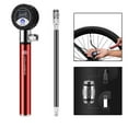 thumbnail image 4 of LOVIVER Mini Pompe à Vélo Compatible avec Valve Presta en Alliage d'Aluminium avec Manomètre Rouge, 4 of 8