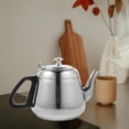 thumbnail image 3 of WEAVILUX Teapot With Strainer Thickened Stainless Steel Silver 1Pcs for Home Use, 3 of 7