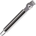 thumbnail image 1 of Stainless Steel Lemon Zester Grater with Channel Knife and Hanging Loop, 1 of 5