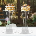 thumbnail image 3 of 2pcs Clear Acrylic Flower Display Stand Wedding Party Tabletop Centerpieces, 3 of 15
