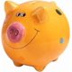 thumbnail image 1 of Ceramic Piggy Bank for Kids Coin Bank for Boys and Girls Unique Birthday Gift Nursery Decor Piggy Banks Green (5x5x4inch)Orange, 1 of 4