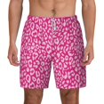 thumbnail image 3 of Uemuo Leopard Pattern Mens Swim Trunks Quick Dry Board Shorts with Mesh Lining, Stretch Beach Shorts Quick Dry No-Chafing Board Shorts-Medium, 3 of 9