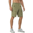 thumbnail image 5 of Mapamyumco Men's Hiking Shorts, Golf Shorts Quick Dry Cargo Shorts Lightweight for Casual, Running (Olive Heather XXL), 5 of 7
