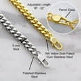 thumbnail image 3 of To My Boyfriend Gift You Complete Me Cuban Link Chain Necklace, 3 of 6