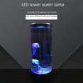 thumbnail image 4 of Large-Size Remote-Controlled USB LED Jellyfish Lamp with 7-Color Changing Effects, Customizable Logo, Compact Cylinder Design, Durable ABS Material, Button Switch – Perfect for Home Decor, Business, 4 of 5