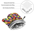 thumbnail image 6 of Pofeuu Hawaiian Style Print Oven Mitts and Pot Holders 4 pcs Set,High Heat Resistant 500 Degree Extra Thicken Long Kitchen Cotton Oven Glove for Cooking, 6 of 6